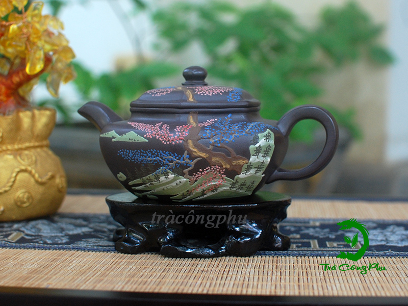 Ấm Tử Sa Lục Phương – ATS1412